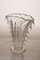 Venetian Crystal Murano Glass Vase by Ercole Barovier for Barovier & Toso, 1930s 1