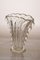 Venetian Crystal Murano Glass Vase by Ercole Barovier for Barovier & Toso, 1930s, Image 1