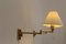Lampada da parete in ottone, Italia, anni '70, set di 2, Immagine 8