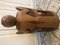 Silla baúl africana de madera tallada, Imagen 5