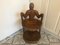 African Carved Wood Trunk Chair 4