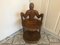 Afrikanischer Stuhl aus geschnitztem Holz 4