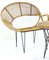Poltrone in bambù e tavolo di Janine Abraham & Dirk Jan Rol, anni '50, set di 3, Immagine 2