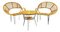 Bamboo Lounge Chairs and Table by Janine Abraham & Dirk Jan Rol, 1950s, Set of 3, Image 1