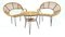 Bamboo Lounge Chairs and Table by Janine Abraham & Dirk Jan Rol, 1950s, Set of 3, Image 5