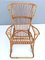 Postmodern Bamboo Rocking Chair, Italy, 1980s, Image 3