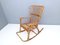 Postmodern Bamboo Rocking Chair, Italy, 1980s 2