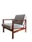 Grauer 7752-B Armlehnstuhl von Zenon Bączyk für Swail Factory Furniture, 1960er 4