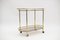 Italian Brass & Smoked Glass Serving Bar Cart, 1950s 10