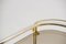 Italian Brass & Smoked Glass Serving Bar Cart, 1950s 11