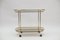 Italian Brass & Smoked Glass Serving Bar Cart, 1950s 4