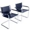 Italian Cantilever Style S34 Armchairs in Chromed Steel Numbered by Mart Stam, 1960s, Set of 2 1