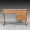Patinated Wooden Desk in Rusty Copper Color, 1950s, Image 1