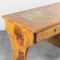 Patinated Wooden Desk in Rusty Copper Color, 1950s, Image 13