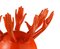 Hand by Hand Tafelaufsatz in Orange von Rebirth Ceramics 2