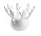 Hand by Hand Centerpiece in White from Rebirth Ceramics, Image 1