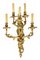 Large 19th Century French Gilt Bronze Wall Light Sconces, Set of 2 2