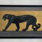 Jean Royers, Large Panthers, Charcoal on Paper, Framed, Set of 2 10