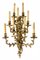 Large 19th Century French Gilt Bronze Wall Light Sconces, Set of 2, Image 2