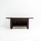 Brown Painted Workbench with Shelf and Drawers, Image 1