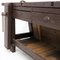 Brown Painted Workbench with Shelf and Drawers, Image 8