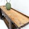 Brown Painted Workbench with Shelf and Drawers, Image 3