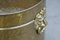 Antique Brass with Lion Heads Flowerpot 7