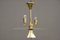 Art Deco Glass and Brass Hanging Lamp, 1920s, Image 20