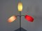 Lámpara de pie regulable Mid-Century con tres linternas, años 50, Imagen 12