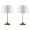 Mid-Century Brass Table Lamps by A. Svensson and Y. Sandström for Bergboms, Set of 2 1