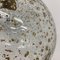 Mid-Century Glass Globe Hanging Lamp with Gold Flakes, 1970s 3