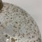 Mid-Century Glass Globe Hanging Lamp with Gold Flakes, 1970s 2