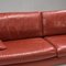 Oxblood Red Leather Three Seater Sofa from Roche Bobois 8