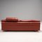 Oxblood Red Leather Three Seater Sofa from Roche Bobois, Image 6