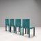 Green Velvet Acara Dining Chairs by Paolo Piva for B&B Italia, Set of 4, Image 3