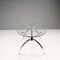 Sedie Ea 108 in pelle nera e tavolo da pranzo ovale di Charles & Ray Eames per ICF, set di 7, Immagine 4