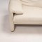 Cream Leather Three Seater Sofa by Vico Magistretti Maralunga for Cassina 8