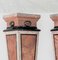 Early 20th Century French Pink Marble Pedestal Plinths, Set of 2 10
