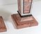 Early 20th Century French Pink Marble Pedestal Plinths, Set of 2, Image 8