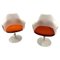 Swivel Tulip Armchairs from Knoll, Set of 2 1