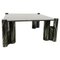 Mid-Century Black Marble Square Coffee Table, 1970s, Image 1