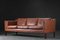 Vintage Cognac Leather 3 Person Sofa by Morgans Hansen 1