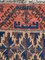Small Antique Distressed Baluch Rug 15