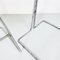 Italian Black & White Chromed Metal Stools from Dada, Italy, 1980s, Set of 2, Image 11