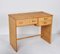 Mid-Century Italian Bamboo and Wicker Desk with Drawers, 1980s 4
