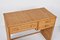 Italienischer Mid-Century Schreibtisch aus Bambus & Korbgeflecht mit Schubladen, 1980er 9