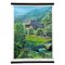 Black Forest House Landscape Scenery River Dam Wall Chart Poster 1