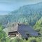 Black Forest House Landscape Scenery River Dam Wall Chart Poster 2
