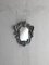 Specchio barocco grigio con pappagallo magnetico di Rebirth Ceramics, Immagine 1