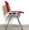Chaise de Bureau DSC106 Rouge par Giancarlo Piretti pour Anonima Castelli, Italie, 1960s 5